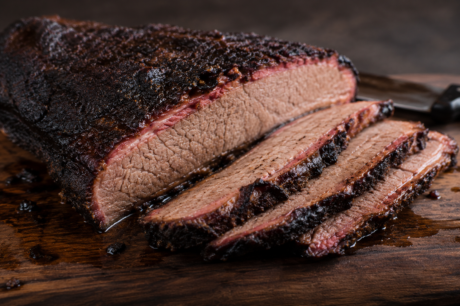 Brisket ahumado en kamado Mirador Smoked